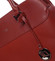 Velká tmavě červená pevná dámská kabelka přes rameno - David Jones Airiela
