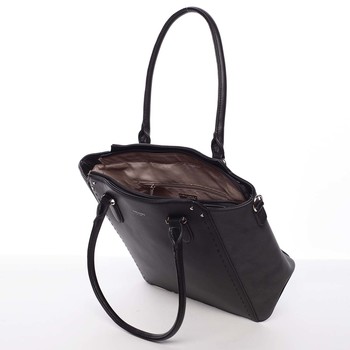 Väčšia dámska čierna kabelka cez rameno - David Jones Pelagiana