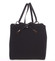 Elegantný štrukturovaný čierny batôžtek/kabelka - Hexagona Bure