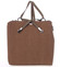 Elegantný štrukturovaný hnedý batôžtek/kabelka - Hexagona Bure