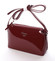 Luxusná dámska lakovaná crossbody kabelka s Glitter vínová - David Jones Petrina