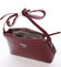 Luxusná dámska lakovaná crossbody kabelka s Glitter vínová - David Jones Petrina