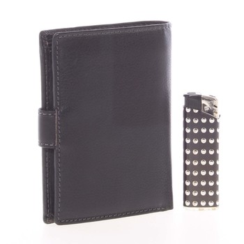 Čierna pánska kožená peňaženka - SendiDesign Sampson