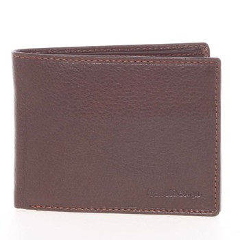 Kvalitná voľná pánska kožená peňaženka hnedá - SendiDesign Poseidon