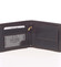 Kvalitná pánska kožená čierna voľná peňaženka - SendiDesign Sabastian