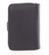 Luxusná dámska dvojdielna čierna peňaženka saffiano - HEXAGONA Ritsa