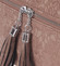 Luxusná stredná dámska crossbody kabelka tmavá staroružová - Silvia Rosa Teny
