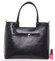 Väčšia dámska originálna kabelka cez rameno čierna - Annie Claire 6081