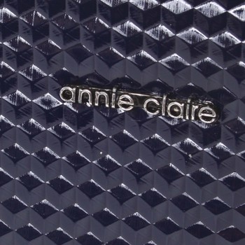 Väčšia dámska originálna kabelka cez rameno tmavomodrá - Annie Claire 6081