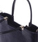 Väčšia dámska originálna kabelka cez rameno tmavomodrá - Annie Claire 6081