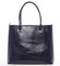 Dámska hladká tmavomodrá kabelka so vzorom - Annie Claire 7081