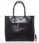 Väčšia elegantná čierna dámska kabelka - Annie Claire 4081