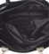 Väčšia elegantná čierna dámska kabelka - Annie Claire 4081