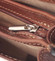 Malá hnedá hladká crossbody kožená kabelka - ItalY EmZoya