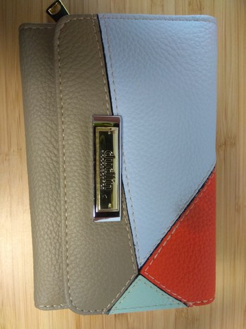 Dámska vzorovaná taupe peňaženka - Dudlin M333