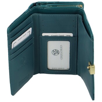 Dámska kožená peňaženka modrá - Gregorio Christell