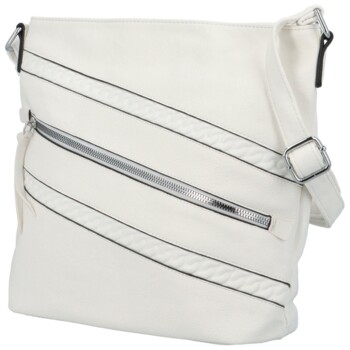 Dámska crossbody kabelka biela - Firenze Kajlla