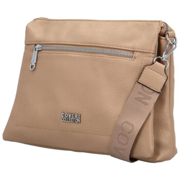 Dámska crossbody kabelka taupe - Coveri Elisabet