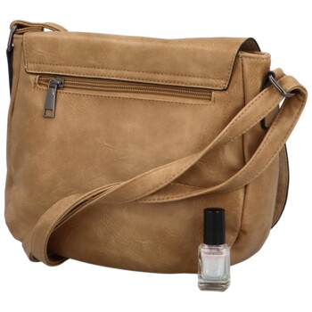 Dámska crossbody kabelka pieskovo hnedá - Firenze Maiami