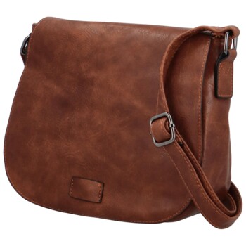 Dámska crossbody kabelka tmavo hnedá - Firenze Maiami