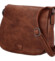 Dámska crossbody kabelka tmavo hnedá - Firenze Maiami