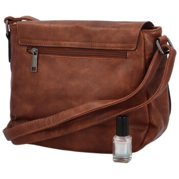Dámska crossbody kabelka tmavo hnedá - Firenze Maiami