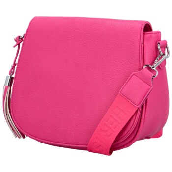 Dámska crossbody kabelka fuchsiová - Herisson Dolgadi