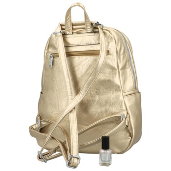 Dámsky kabelko/batoh zlatý - Firenze Flassica