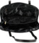 Dámska kožená kabelka cez rameno čierna - Hexagona Billie