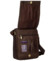 Pánska kožená taška cez rameno tmavo hnedá - SendiDesign Kartol