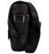 Pánska kožená crossbody taška čierna - SendiDesign Loges