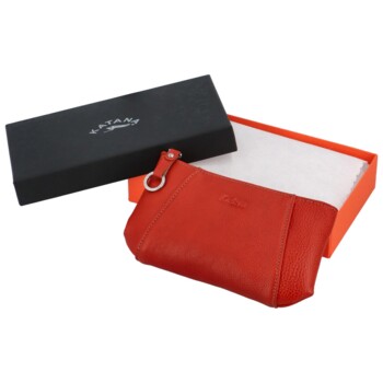 Dámska kožená peňaženka tmavo oranžová - Katana Bealin