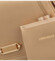 Dámska crossbody kabelka béžová - Chrisbella Ariel