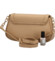 Dámska crossbody kabelka béžová - Chrisbella Ariel