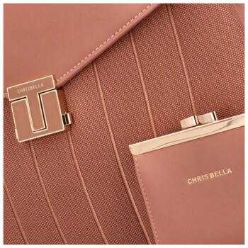 Dámska kabelka do ruky ružová - Chrisbella Luisina