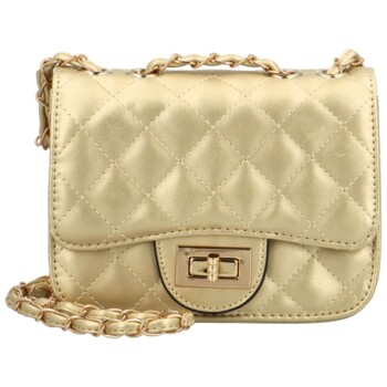 Dámska crossbody kabelka zlatá - Firenze Poppy