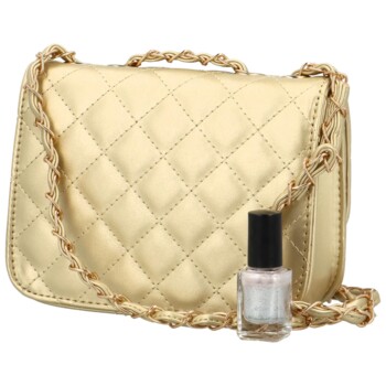 Dámska crossbody kabelka zlatá - Firenze Poppy