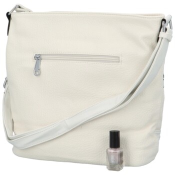 Dámska crossbody kabelka biela - Maria C Nera