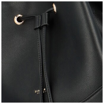 Dámska kabelka cez rameno čierna - DIANA & CO Fency