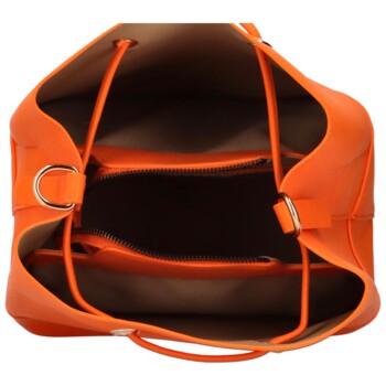 Dámska kabelka cez rameno oranžová - DIANA & CO Fency