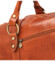 Cestovná kožená taška koňaková - Delami Ofelie