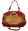 Cestovná kožená taška červená - Delami Ofelie