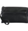 Dámska kožená crossbody kabelka čierna - Katana Isola