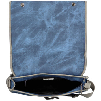 Veľká modrá moderná taška na notebook - Lee Cooper Aesculapius