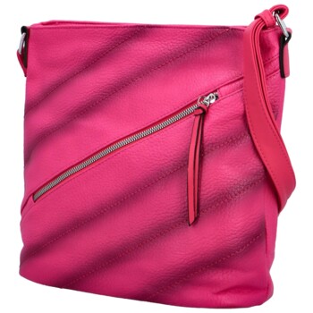 Dámska crossbody kabelka fuchsiová - Maria C Amastias