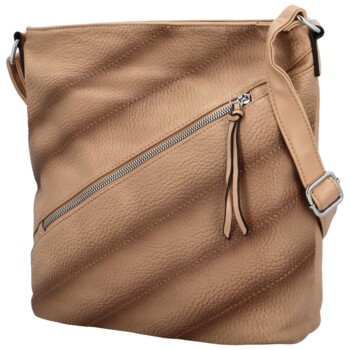 Dámska crossbody kabelka tmavobéžová - Maria C Amastias