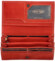 Dámska kožená peňaženka červená - Wild Tiger Chocky