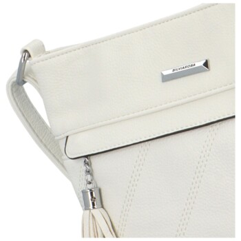 Dámska crossbody kabelka biela - Silvia Rosa Sizotha