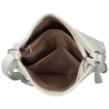 Dámska crossbody kabelka biela - Silvia Rosa Sizotha