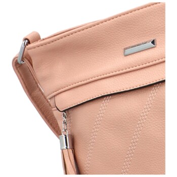 Dámska crossbody kabelka ružová - Silvia Rosa Sizotha